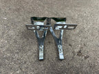 Used Christophe Toe Clips Size Medium Chrome Steel Vintage Road Bike Eroica Touring-Bicycle Bin