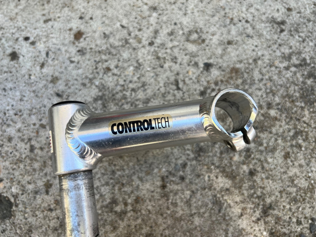 NICE Control Tech 135x26.0mm Stem 1” Quill Silver Road Bike Straight Aluminum  - Image 5