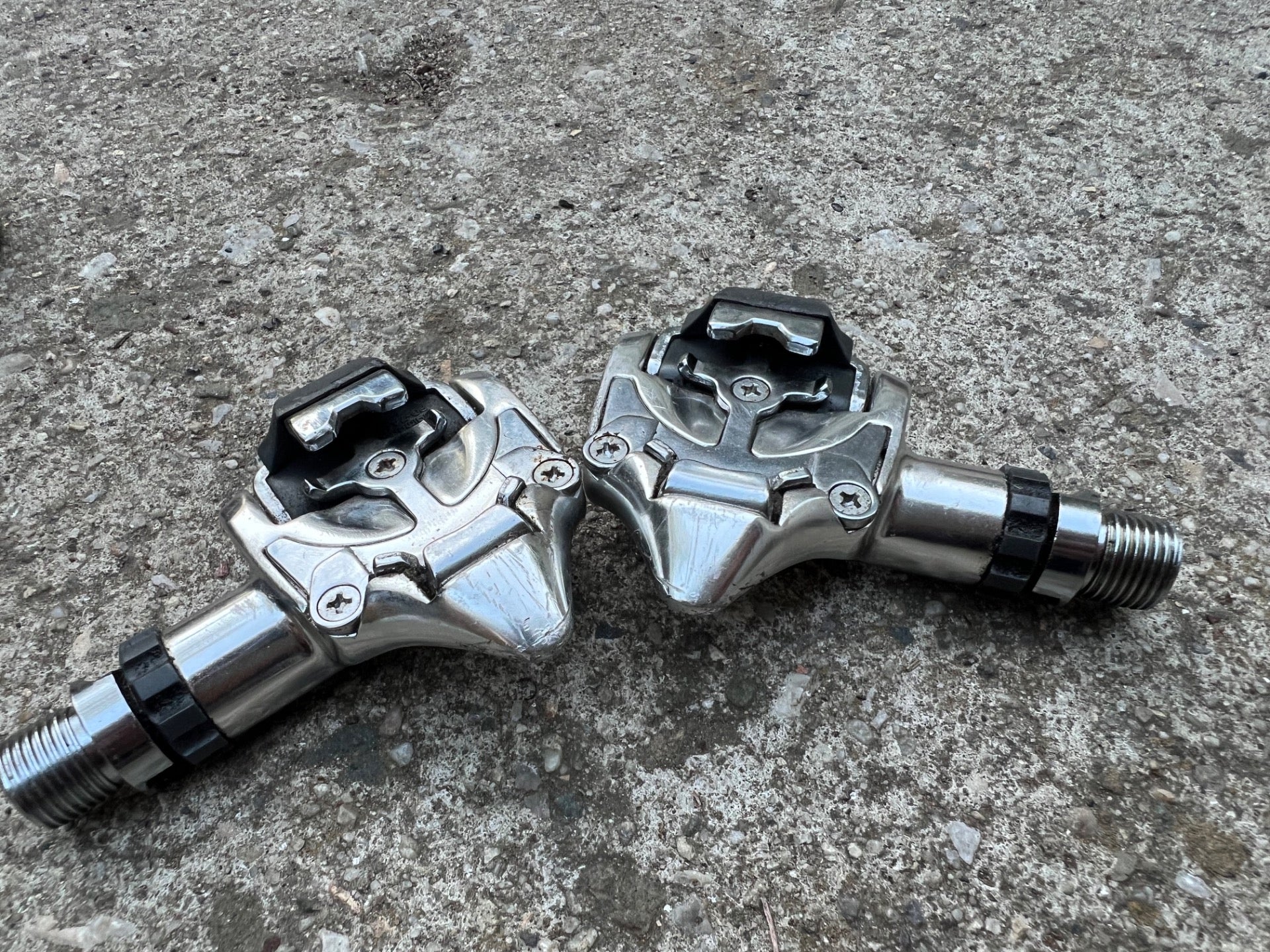 Smooth Shimano Dura Ace PD-7410 SPD Clipless Pedals Vintage Retro Road Bike 9/16 - Image 5