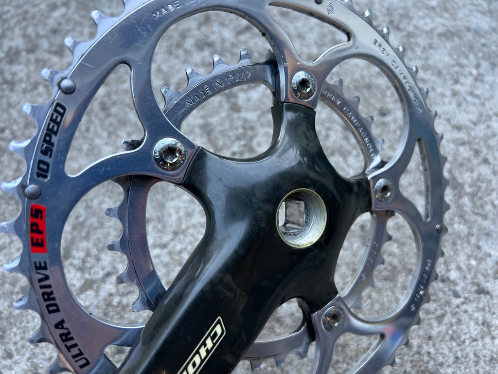 Campagnolo Chorus CT 175mm 50/34T Carbon Crankset Double Road 10 Speed EPS Black - Image 10