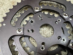 Used Cook Bros Racing CQP Spider & Chainring Set 48-36-26 110/74/58 BCD Vintage MTB-Bicycle Bin