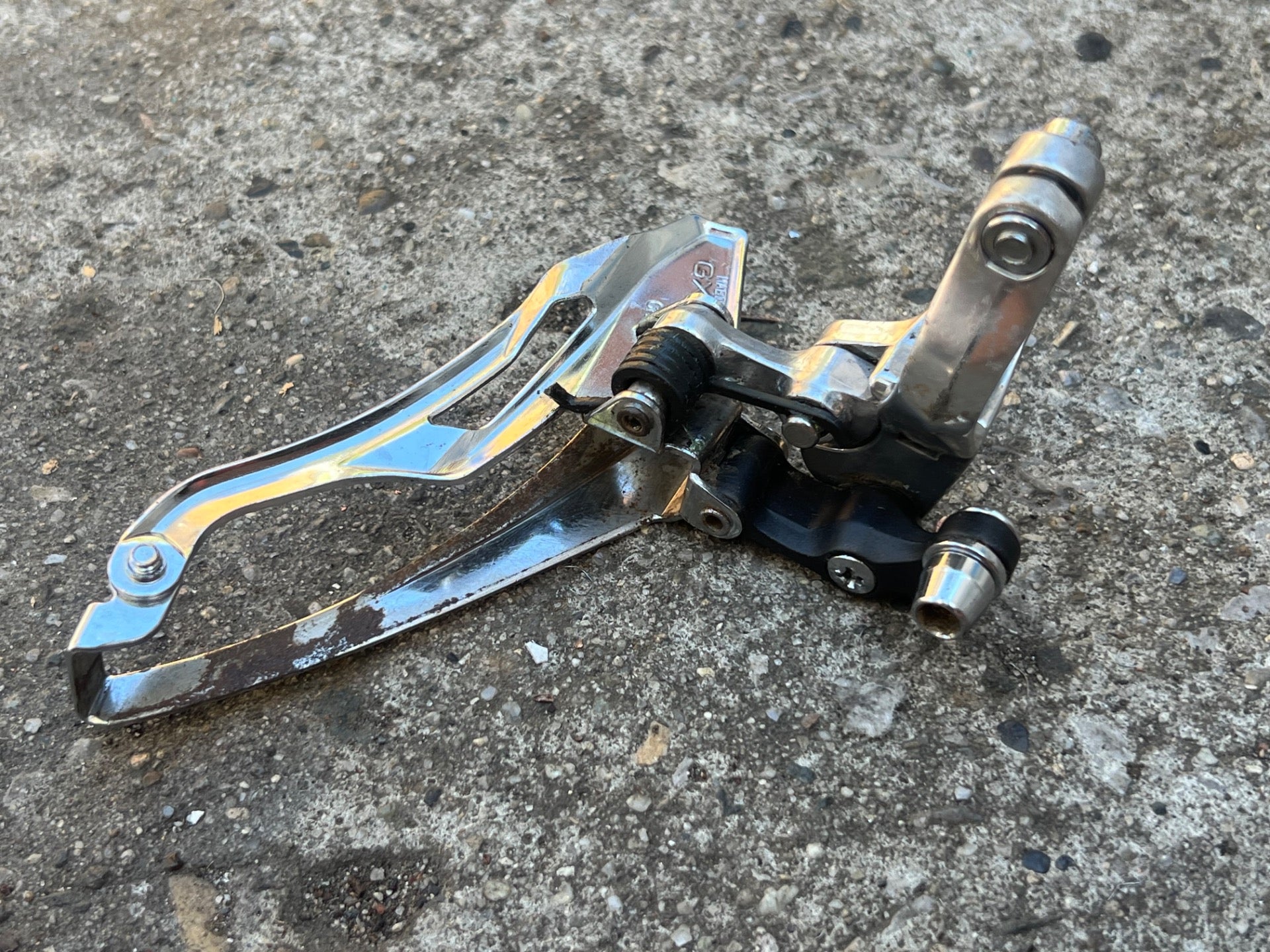 Suntour XC9000 28.6mm Bottom Pull Front Derailleur Vintage MTB Triple Retro Bike - Image 5