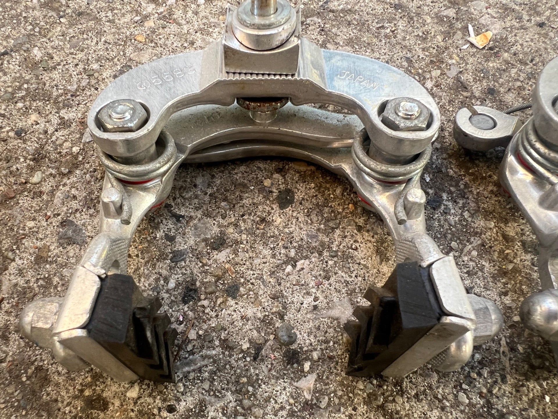 Dia Compe Centerpull Caliper Brakes Vintage Road Touring Bike Silver Gray Retro  - Image 5