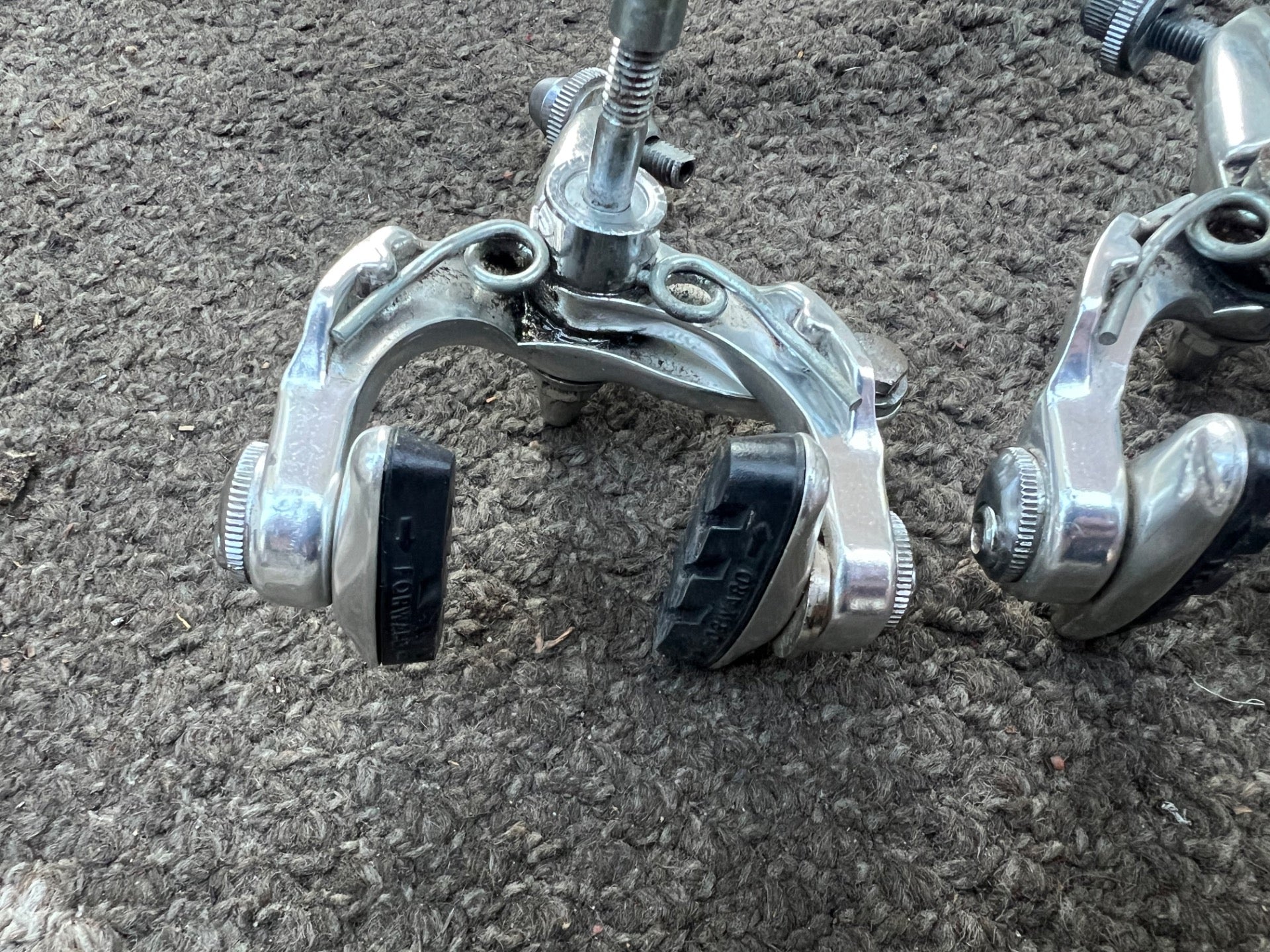 Dia Compe AC300G Side Pull Single Pivot Brake Set Brakes Vintage Silver Road  - Image 5