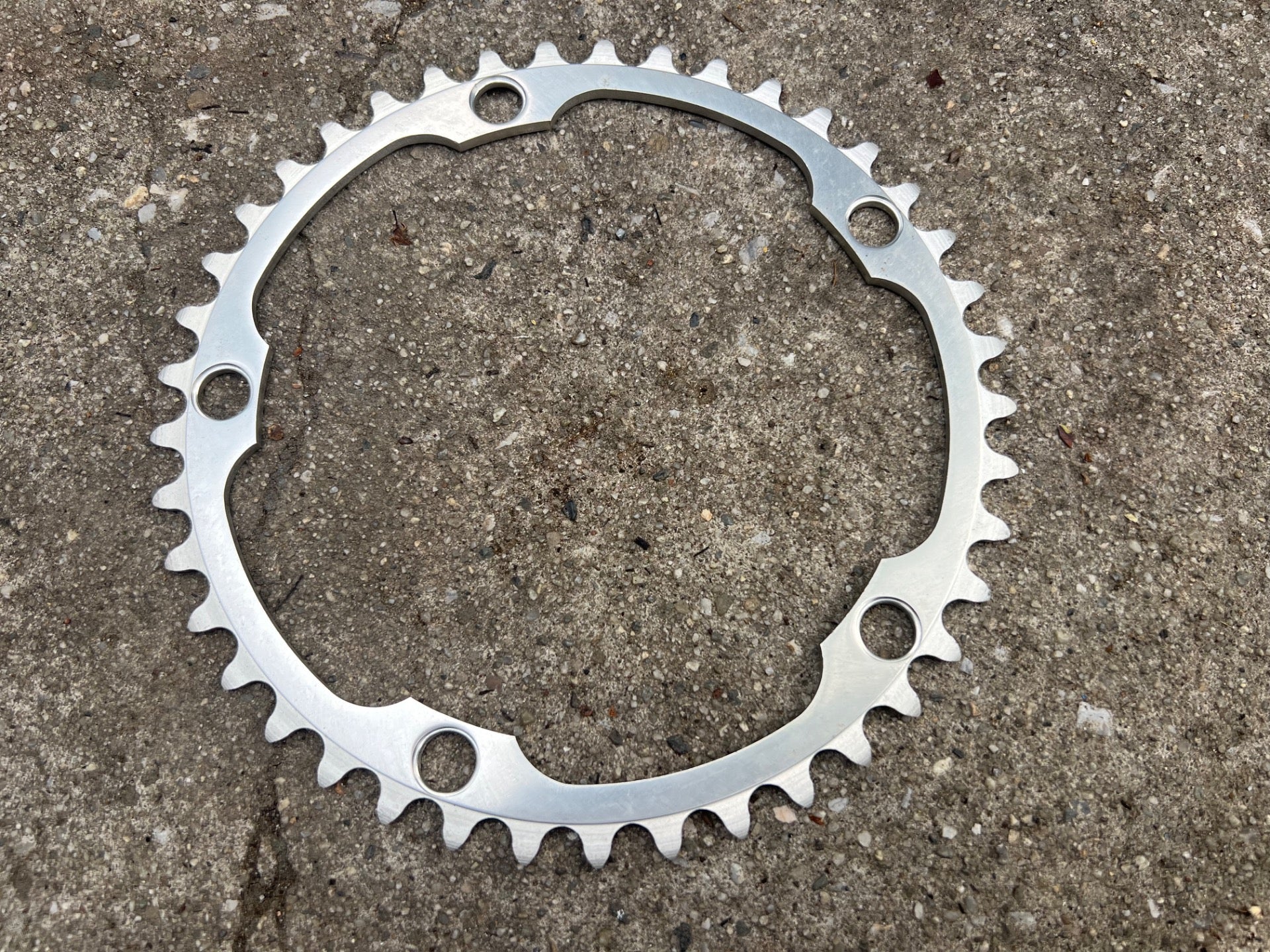 NOS Avocet 144 BCD 41T Chainring Vintage Road Track Bike Silver Retro Small - Image 5