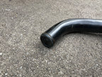 Used Onza Steel Black Bar Ends Angled Clamp On Rubber Grip Logo Vintage MTB Retro-Bicycle Bin