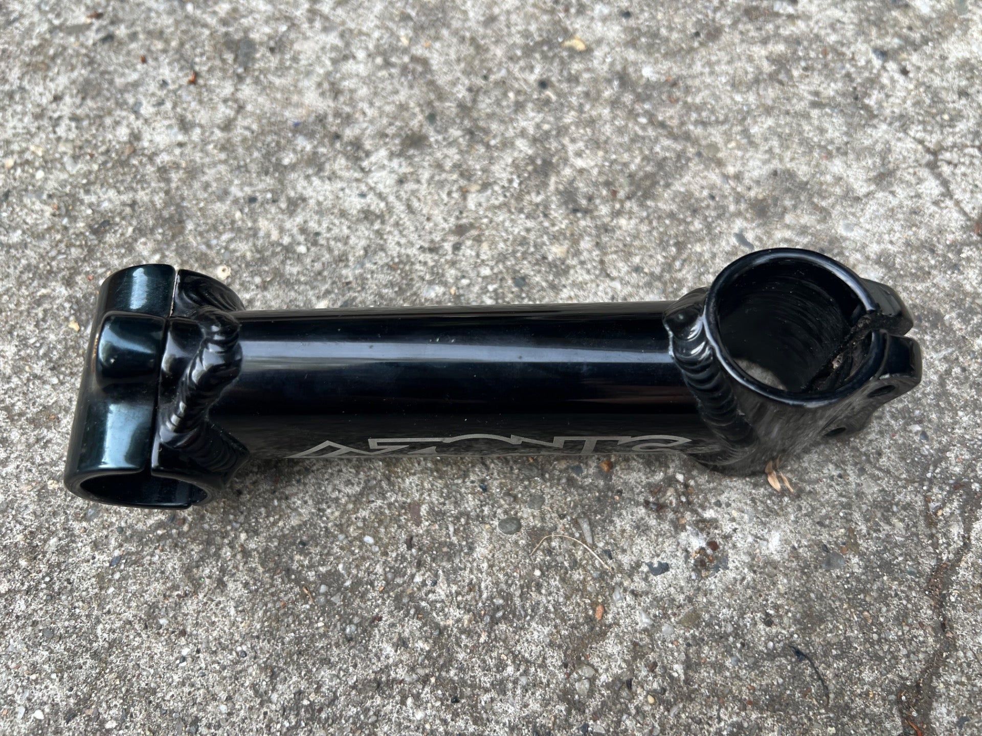 Azonic ORC 25.4x135mm 1 1/8” Threadless Stem Vintage Retro MTB Mountain Black - Image 5