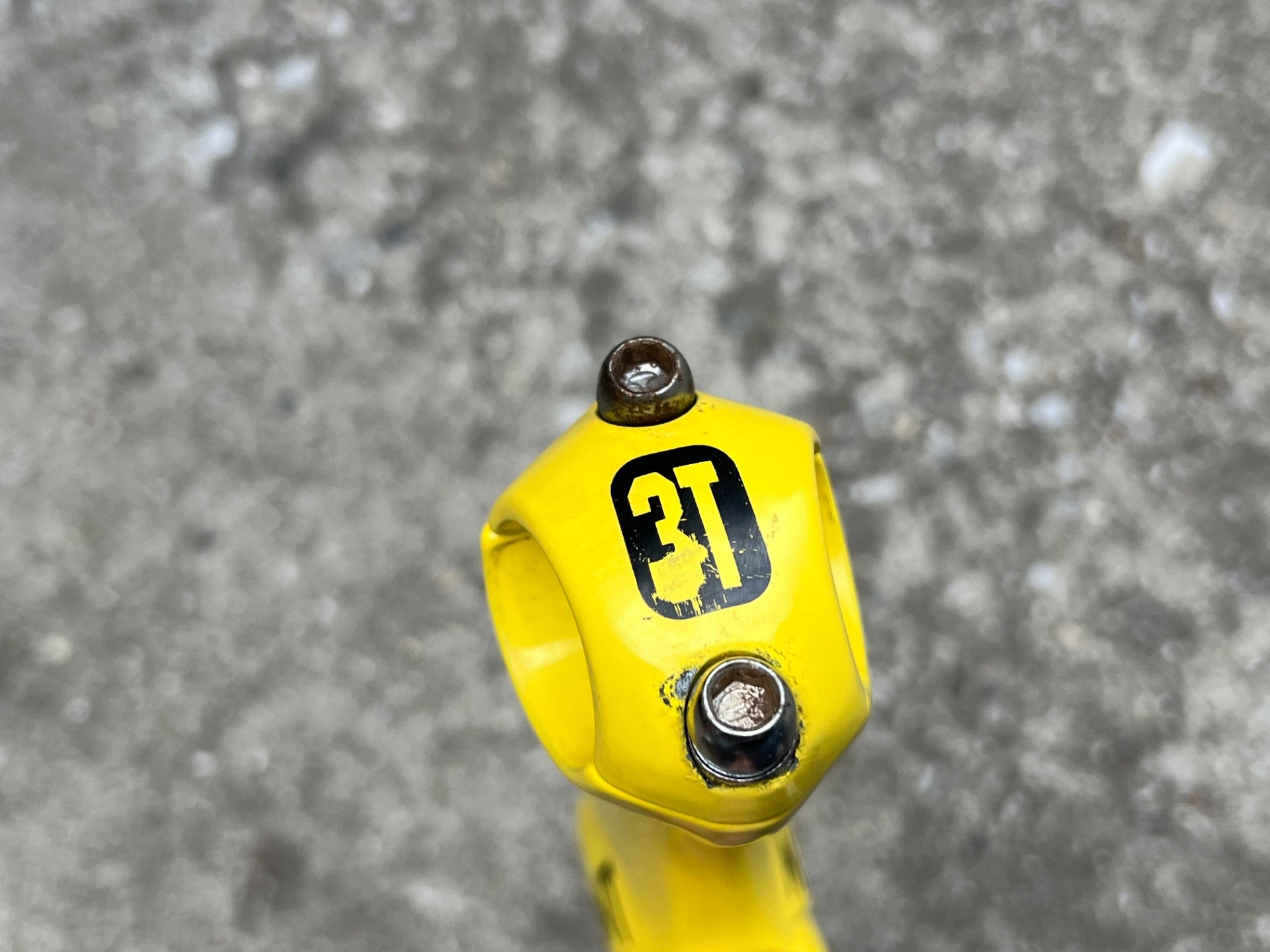3T Mutant Stem 110x25.4mm 1in Threadless Yellow MTB Mountain Bike Aluminum Retro - Image 8