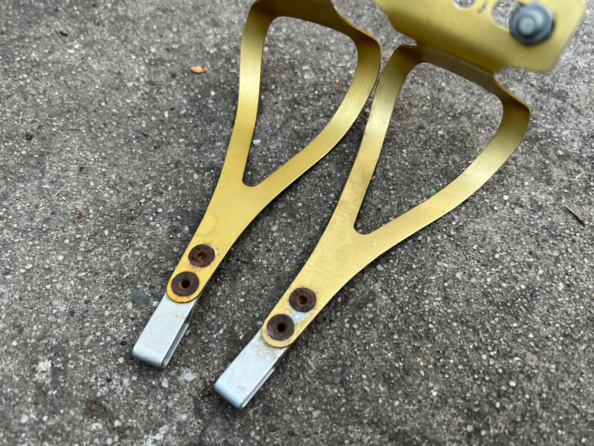 ALE Gold Toe Clips Size Small S Vintage Retro Touring Road Bike Racing Eroica  - Image 5