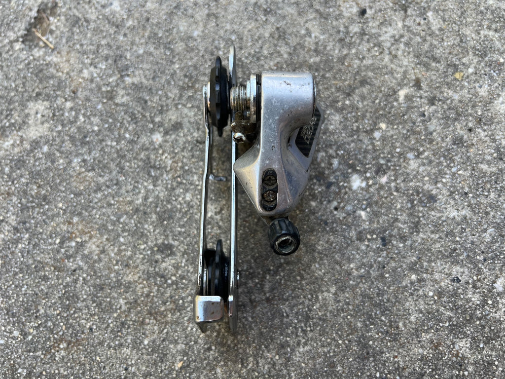 Used Shimano Deore RD-MT62 7 Speed Rear Derailleur Vintage MTB Touring Gray Silver-Bicycle Bin