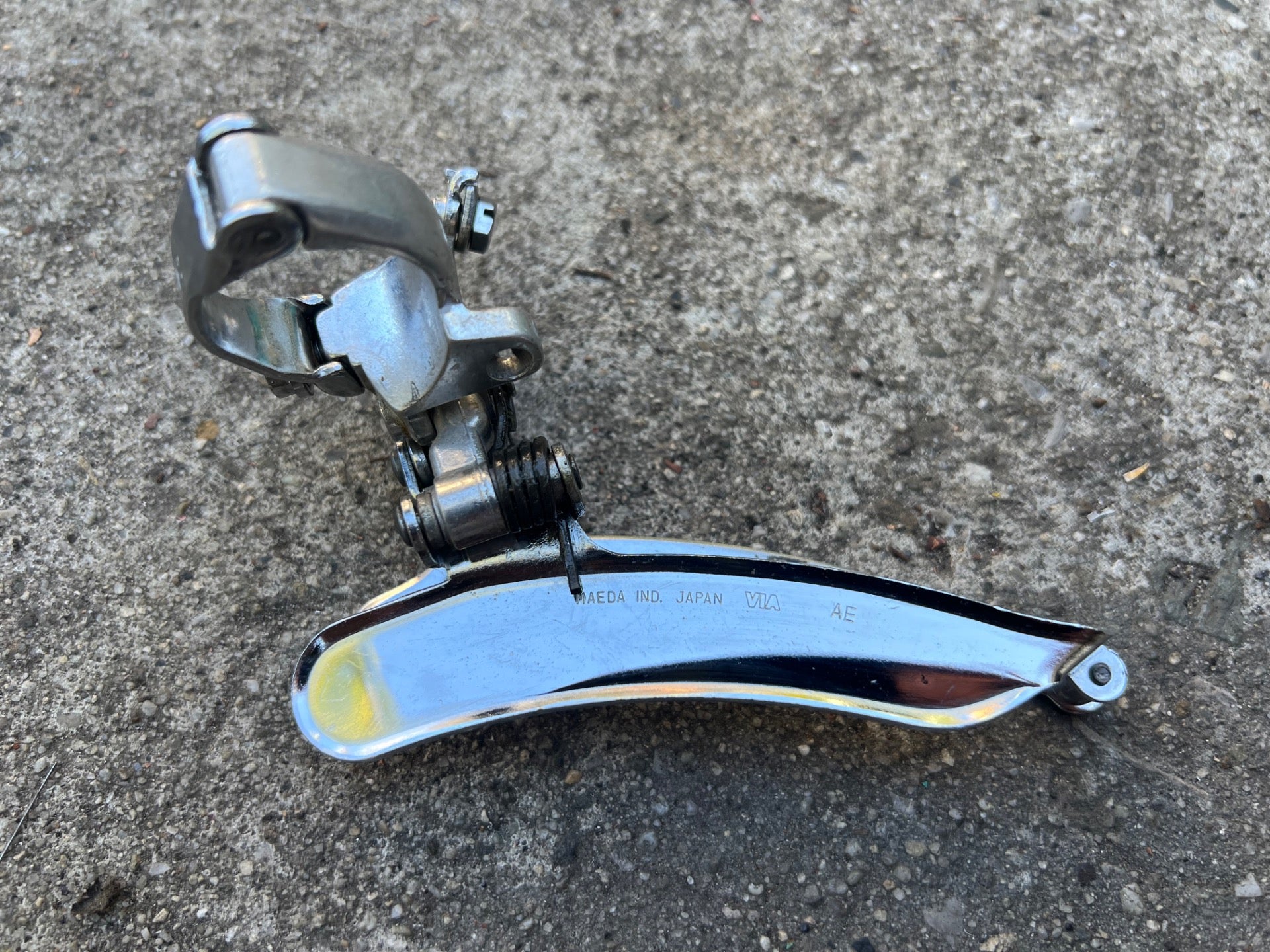 Shimano AG Tech 28.6mm Bottom Pull Double Front Derailleur Vintage Road Bike  - Image 5