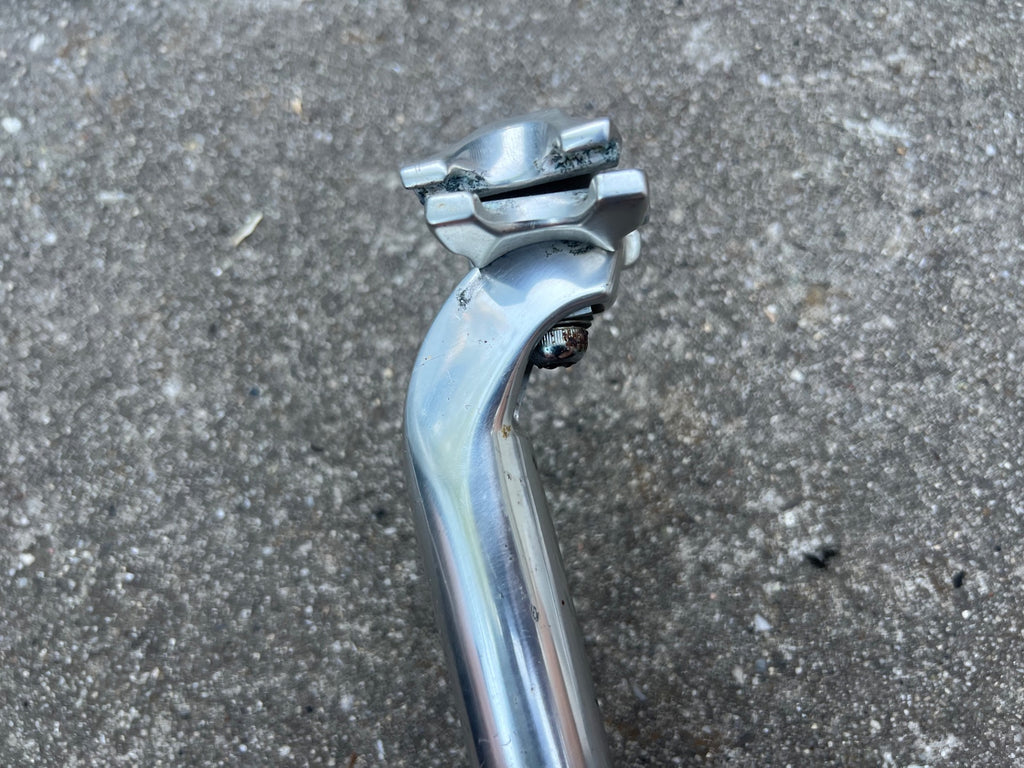 Nitto 65 27.2x210mm Seatpost Vintage Retro Silver Road Gravel Bike Anodized  - Image 5