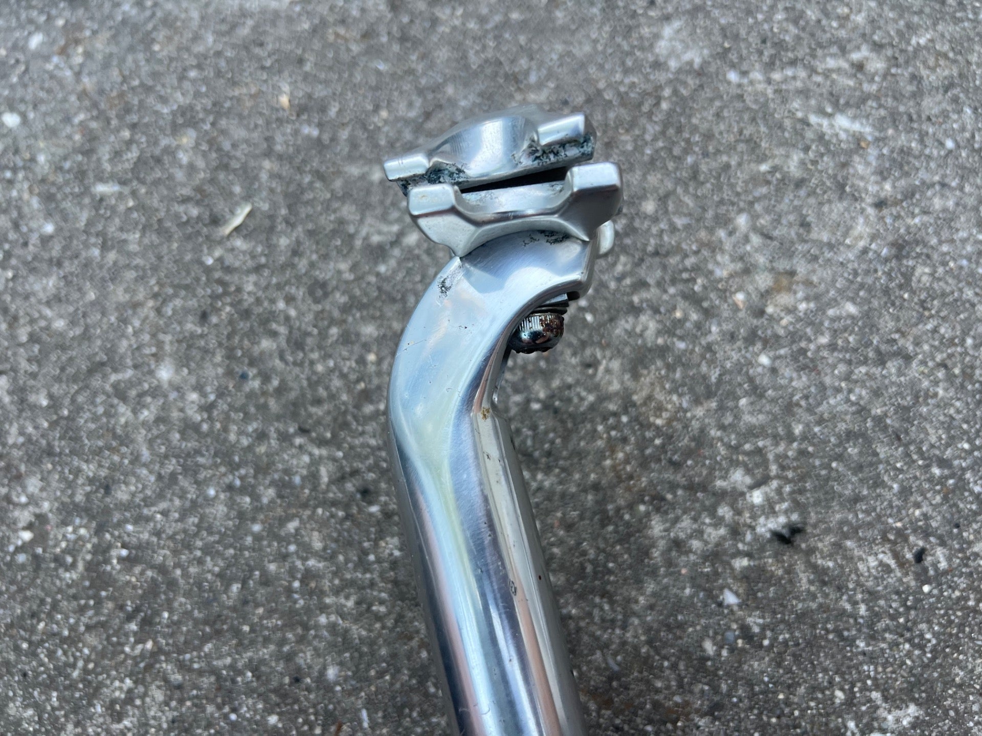 Nitto 65 27.2x210mm Seatpost Vintage Retro Silver Road Gravel Bike Anodized  - Image 5