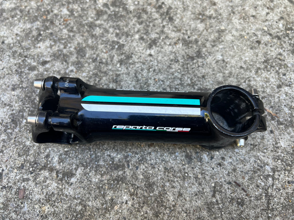 Bianchi Reparto Corse Stem 110x31.8mm 1 1/8” Threadless Black Celeste 7 Deg Road - Image 5