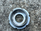 Used Sugino 75 English Thread Non Drive Side Cup & Lock Ring 1.37x24 Silver Gray-Bicycle Bin
