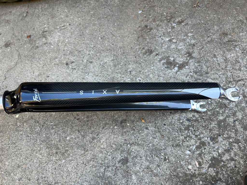 Forte Axis Carbon Fork 700c 1 1/8” 9.5” Threadless Steerer Black Road Bike Gray - Image 11