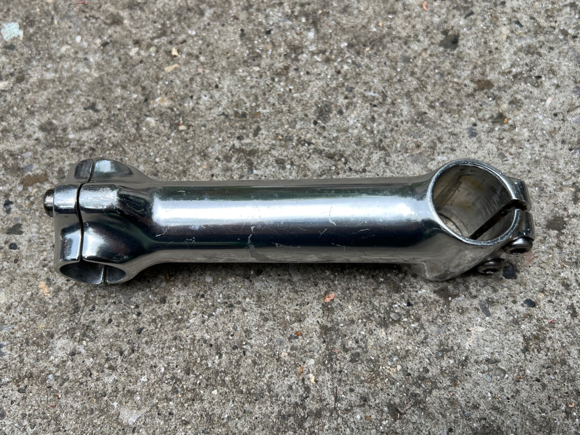 Trek System 2 25.4x135mm 1 1/8” Threadless Stem Vintage Retro MTB Gravel Silver - Image 5