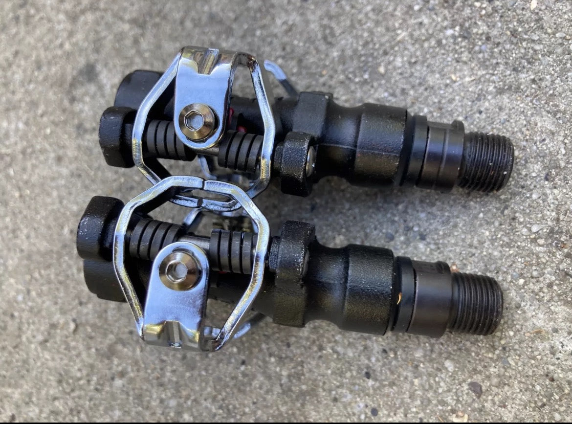 NOS NEW Wellgo WPD-M9 Clipless Pedals & Cleats MTB Gravel Vintage Retro - Image 5