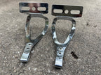 Used Christophe Toe Clips Size Small Vintage Retro Eroica Chrome Steel Road Touring-Bicycle Bin
