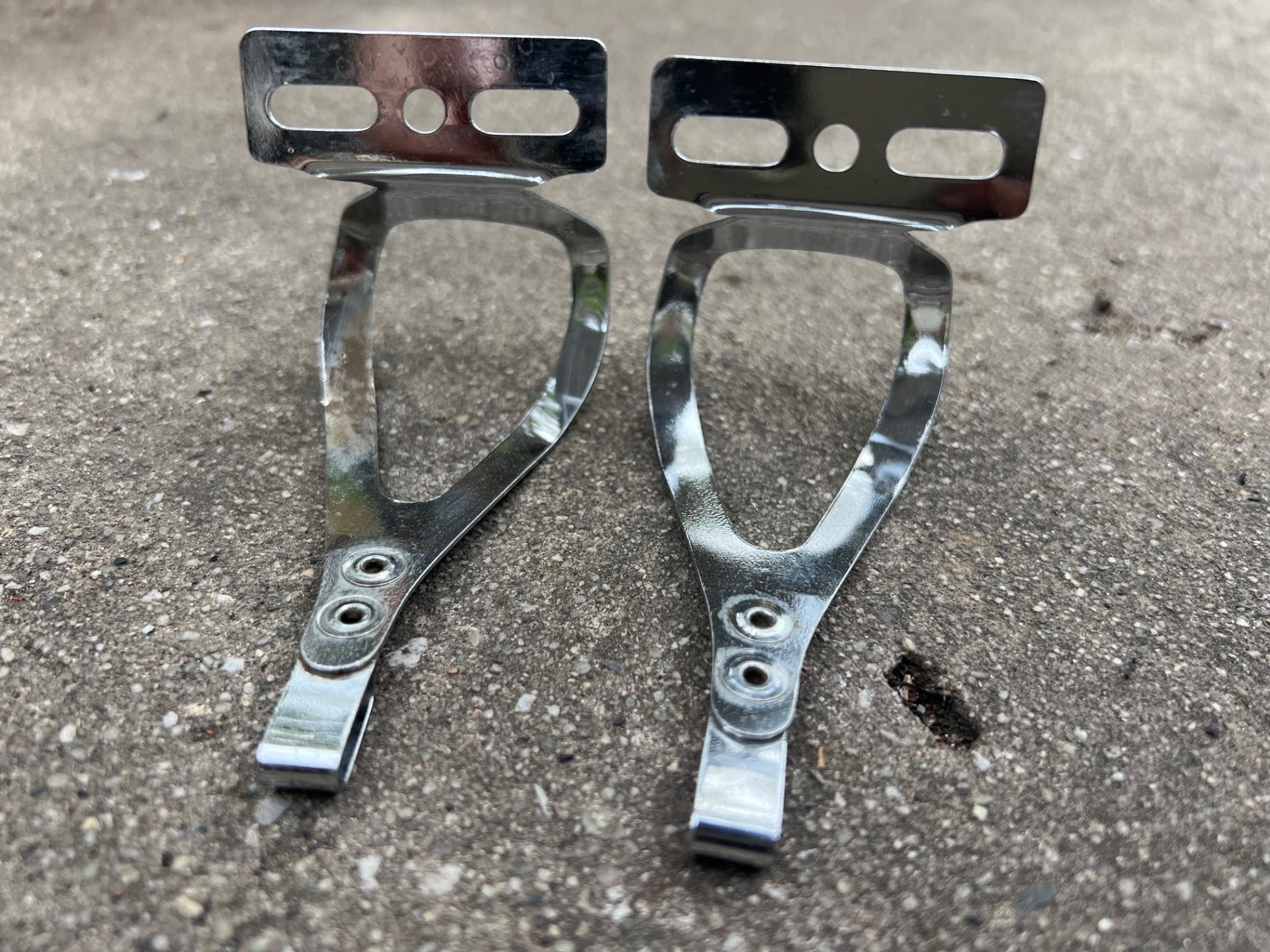Christophe Toe Clips Size Small Vintage Retro Eroica Chrome Steel Road Touring  - Image 5