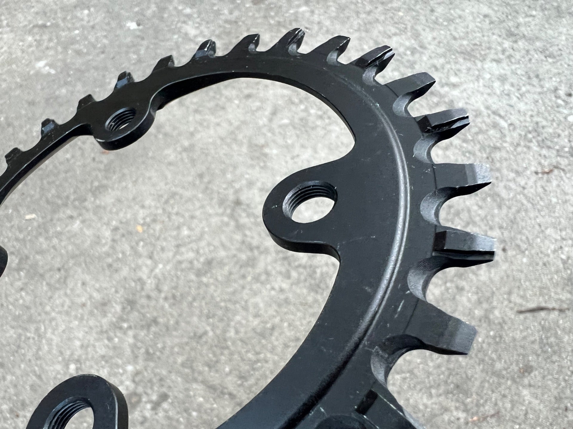 NEW SRAM XX1 X-Sync 30T 11 Speed 76BCD Asymmetrical Chainring Black Silver MTB  - Image 5