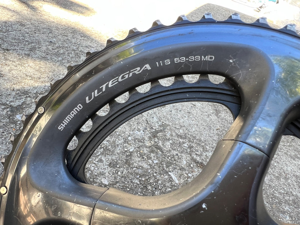 Shimano FC-6800 170mm Crank Arm Drive Side 53/39T Drive Side Right 11 Speed  - Image 6