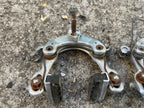 Used Mafac Racer Centerpull Brakes Vintage Brake Set Road Touring Bike Silver Gray-Bicycle Bin