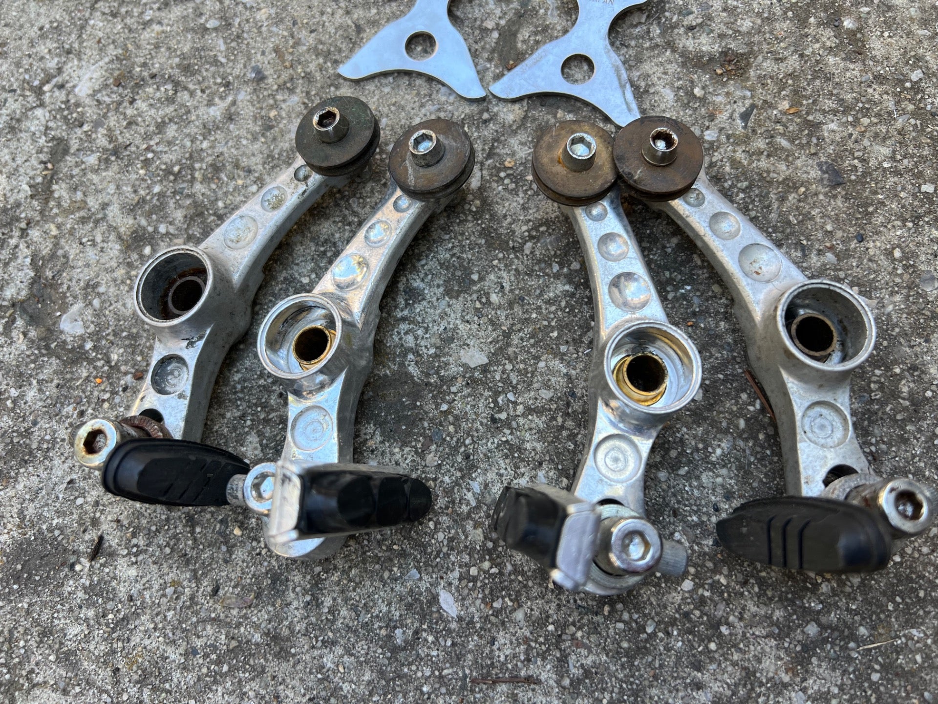 Suntour Roller Cam Brake Set Brakes Vintage MTB ATB Retro Mountain Bike Silver  - Image 7