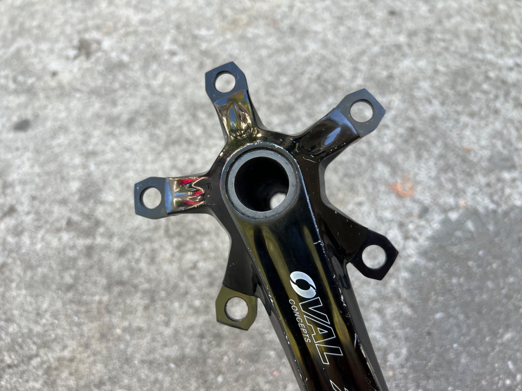 Oval Concepts 730 Crank Arms Cranks 170mm 110 BCD 5 Bolt Road Gravel Bike Black - Image 10
