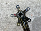 Used Oval Concepts 730 Crank Arms Cranks 170mm 110 BCD 5 Bolt Road Gravel Bike Black-Bicycle Bin
