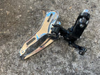 Used Shimano Deore LX FD-M560 34.9mm Bottom Pull Front Derailleur Vintage MTB Black-Bicycle Bin