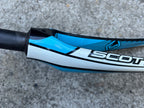 Used Scott Carbon Fork 700c 1 1/8” 9.25” Threadless Steerer Road White Blue Black-Bicycle Bin