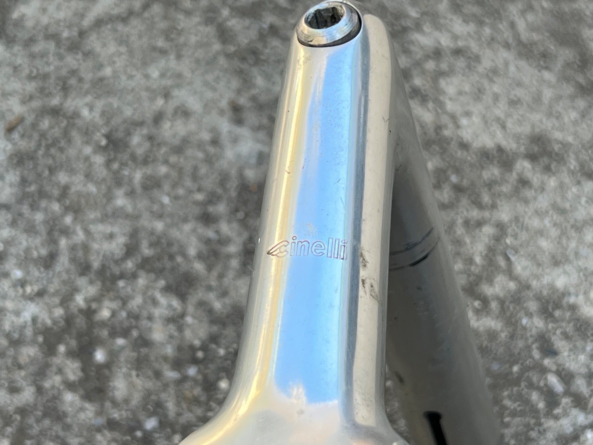 Cinelli 1R Wedge Stem 95x26.0mm 1” Vintage Road Bike Retro Silver Aluminum Quill - Image 6