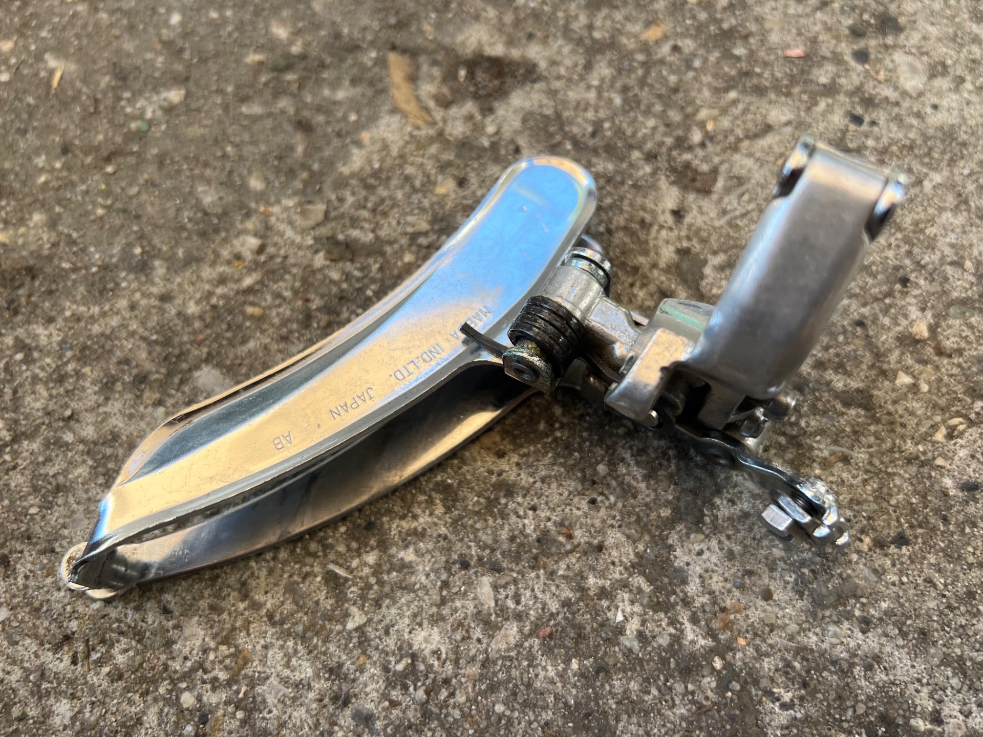 Suntour AG Tech 28.6mm Bottom Pull Front Derailleur Alpine Gear Double Vintage  - Image 5