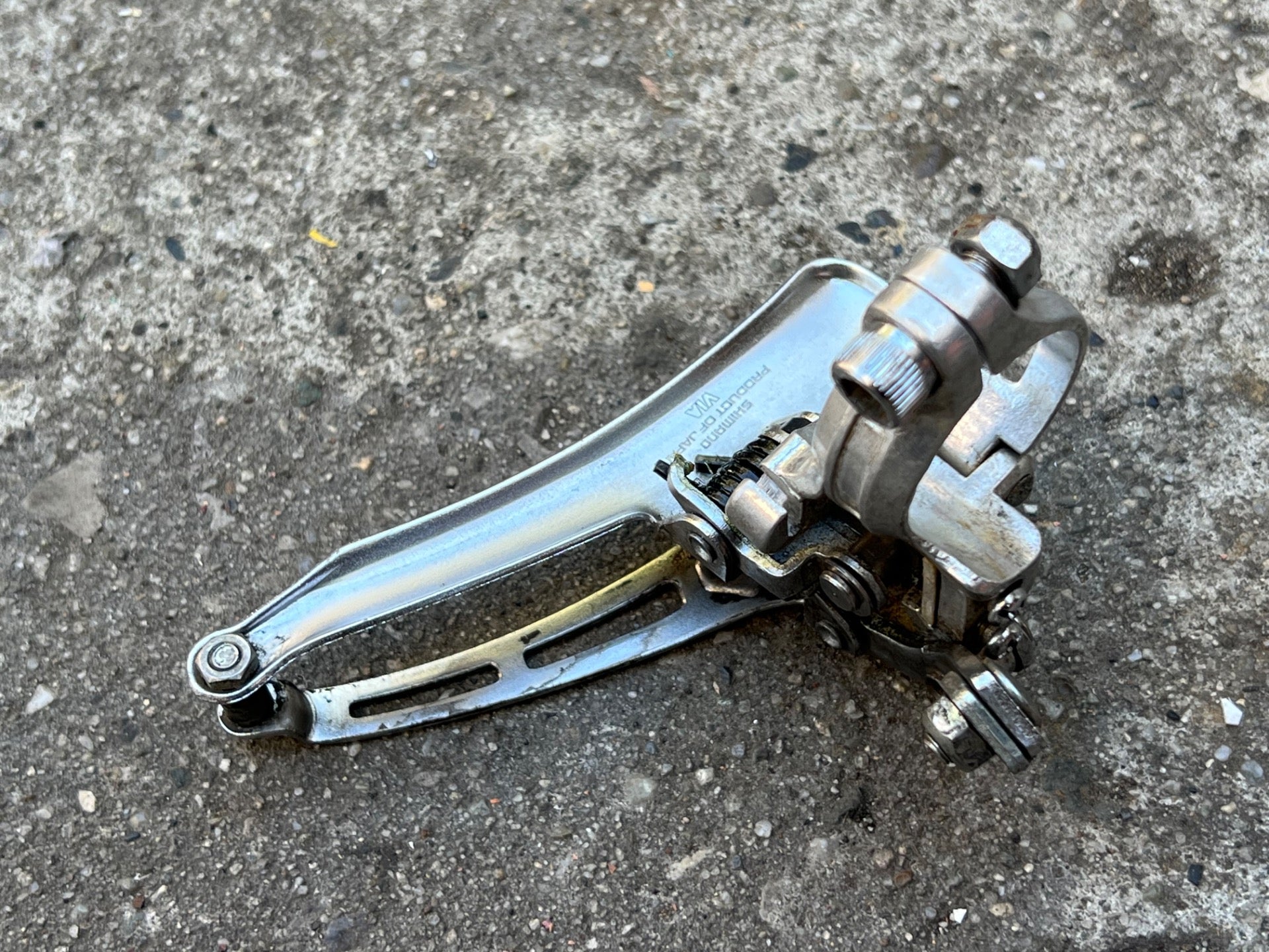 Shimano Altus LT 28.6mm Bottom Pull Front Derailleur Vintage Road Retro Steel - Image 5