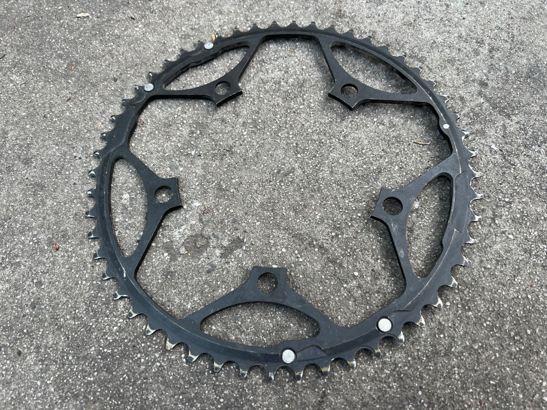 Stronglight Easton 53T Tooth 130BCD Chainring 10 Speed CT2 Ceramic Teflon Black  - Image 5