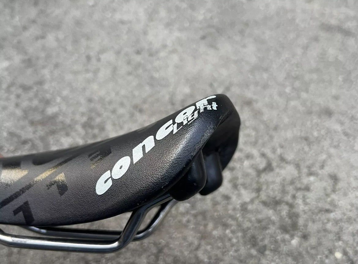 MINT Selle San Marco Concor Light Saddle Black Vintage Cycling Racing Retro  - Image 5