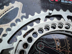 NEW Rotor Q Rings 53/40T 130 BCD Chainring Set Double Road Bike Oval Rings Gold-Bicycle Bin