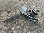 Used Huret Front Derailleur 28.6mm Bottom Pull Vintage Retro Bike Gray 2x5 Speed-Bicycle Bin