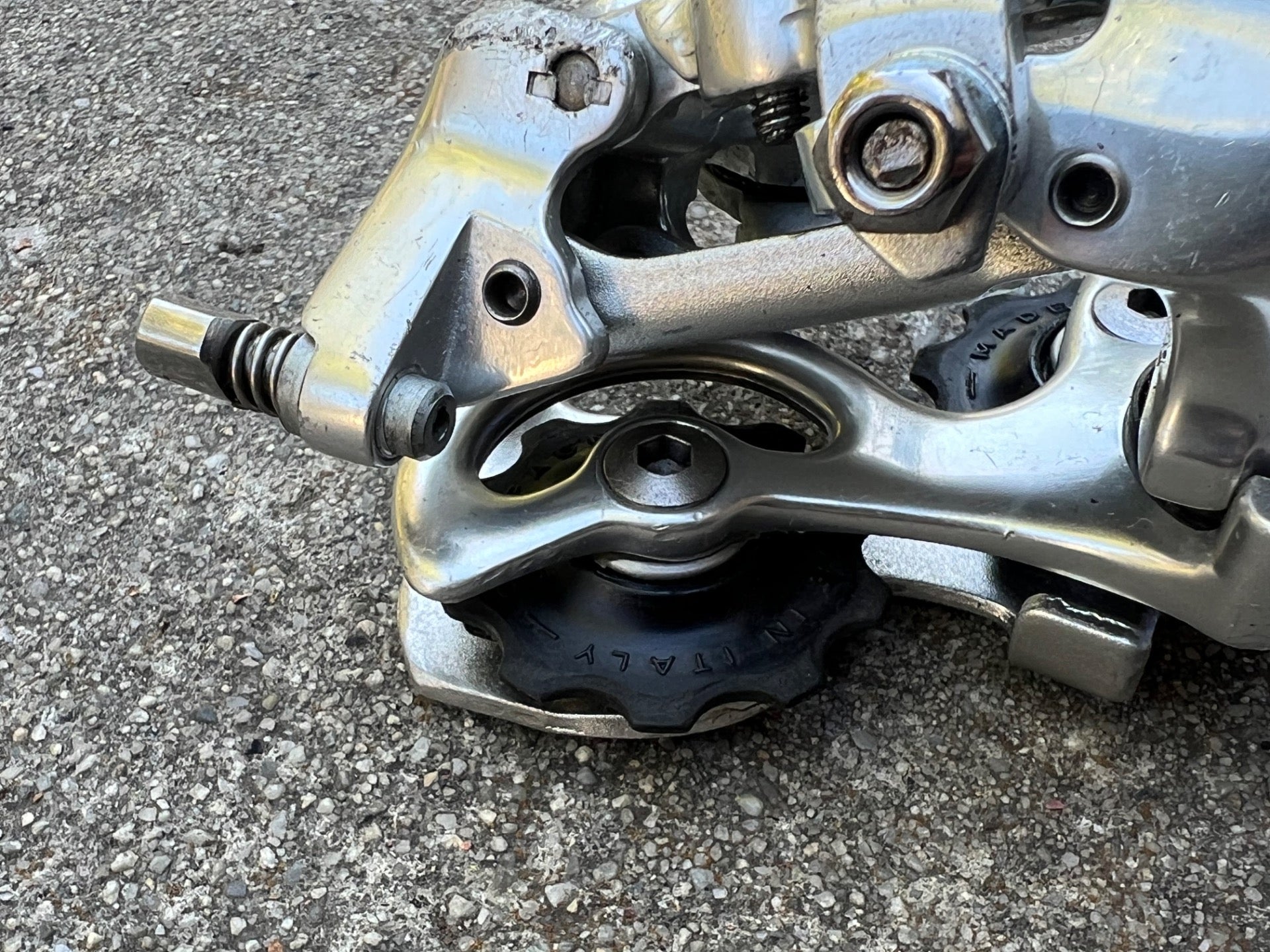 REBUILT Campagnolo Record 8 Speed Rear Derailleur Vintage Short Cage Road Bike - Image 5