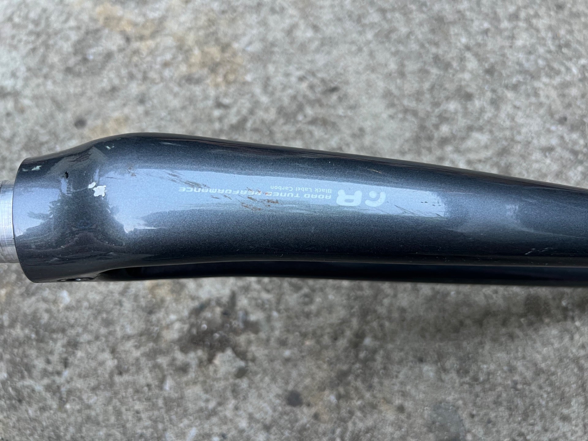 Carbon 700c 1 1/8in Threadless Road Tuned Performance Black Label Fork Gray Bike - Image 10