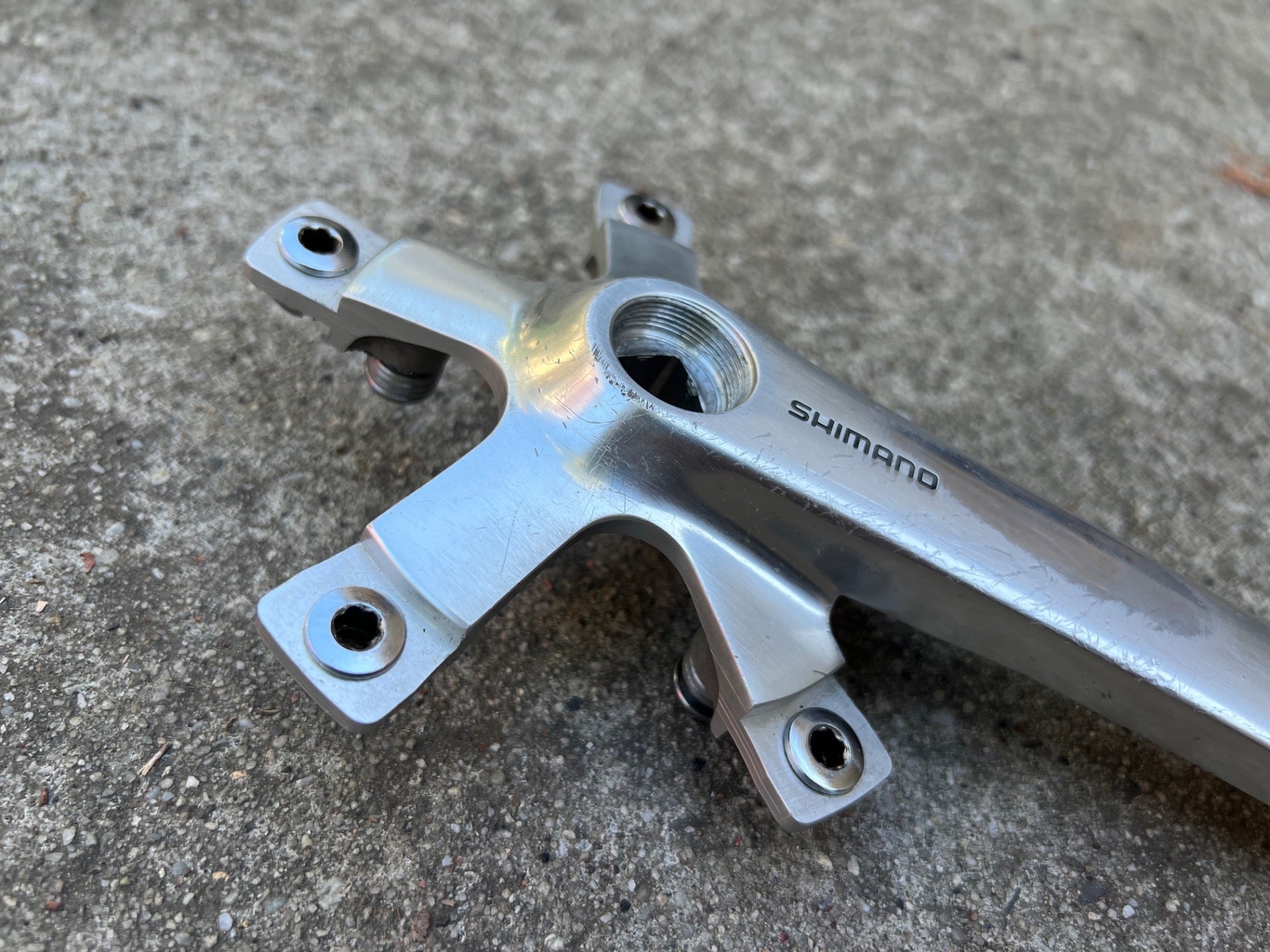 Shimano Deore XT FC-M730 Drive Side Crank Arm 110/74 BCD W Bolts & Washers  - Image 5