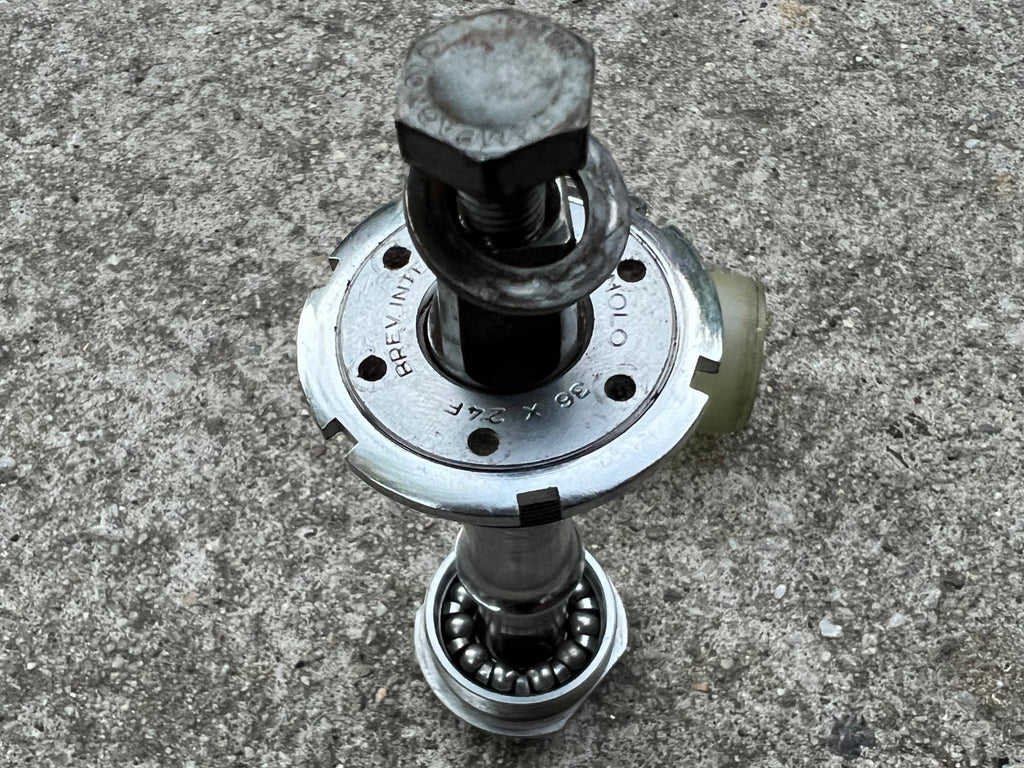 Campagnolo 70-SS 70x115mm Bottom Bracket Italian Thread Nuovo Record Chrome  - Image 5