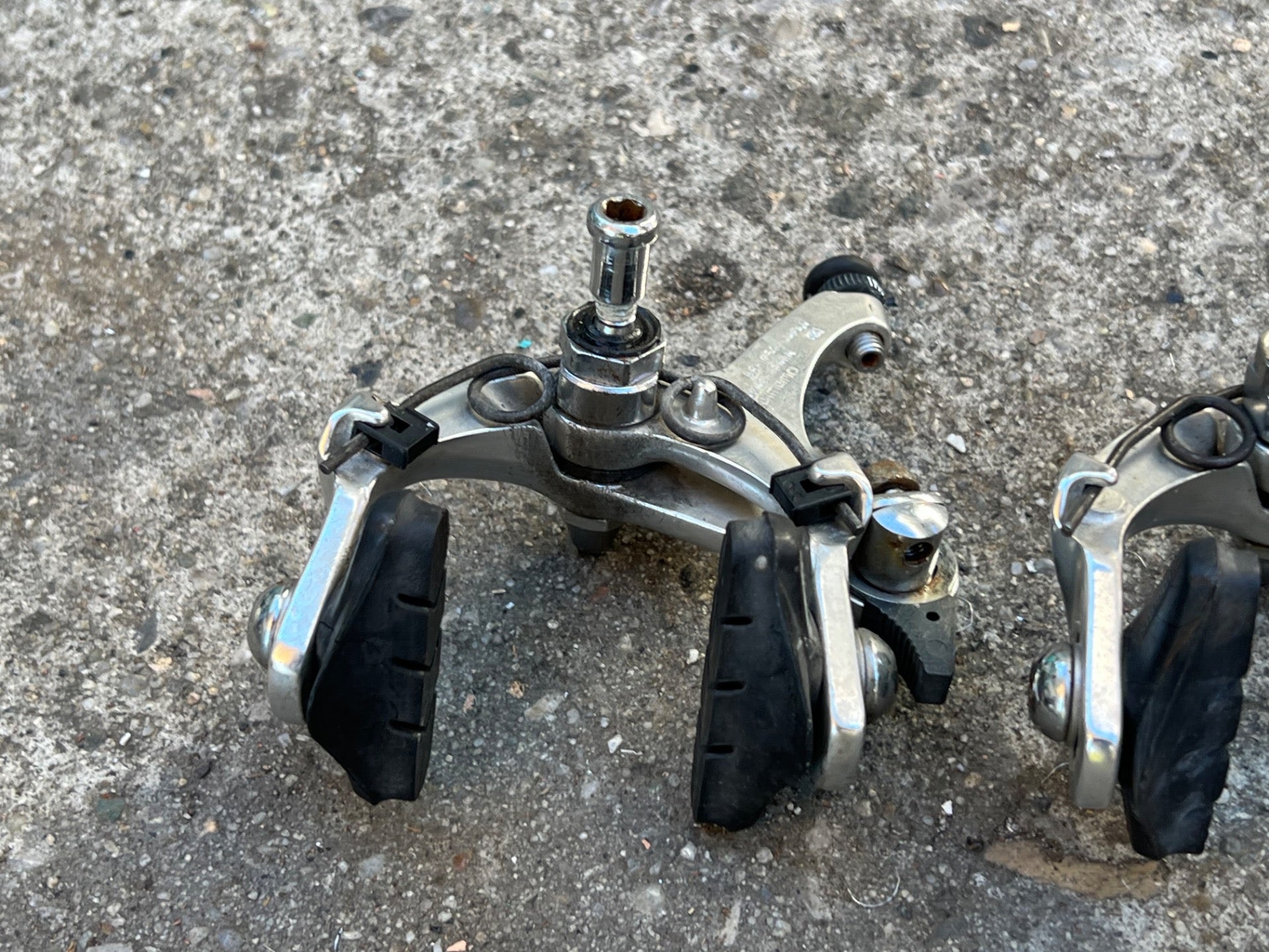 Shimano 105 BR-1050 Side Pull Caliper Brakes Brake Set Vintage Road Bike Rim  - Image 5