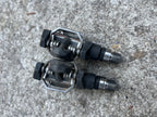 Used Time ATAC XS Titanium Carbon Pedals & Cleats Mountain Gravel MTB Clipless-Bicycle Bin