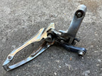 Used Suntour Edge 28.6mm Bottom Pull Front Derailleur Double Vintage Road Gray 2x6/7-Bicycle Bin