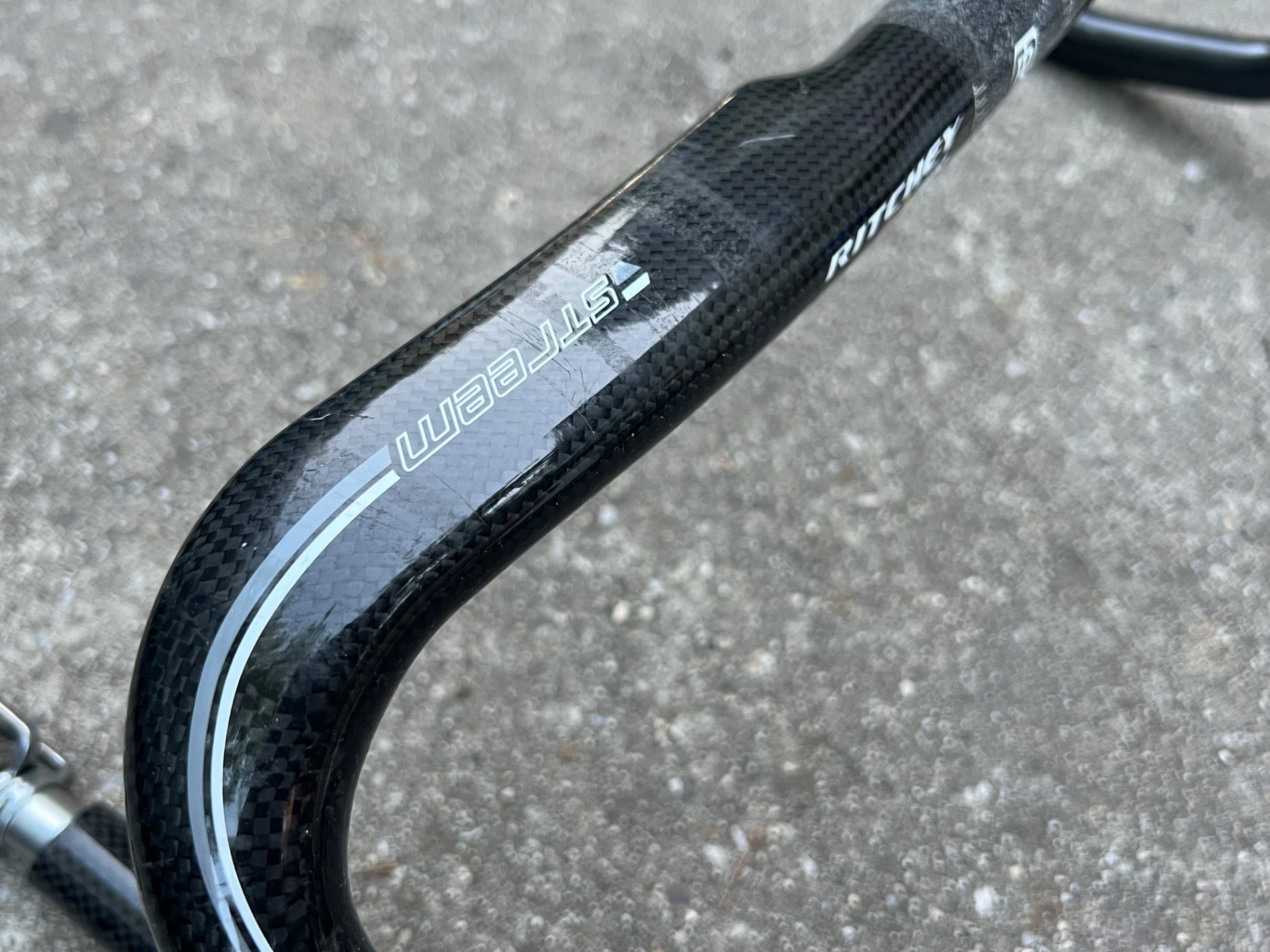 Ritchey WCS Carbon Streem 31.8x460mm Drop Bars Road Bike Black Aero Cycling  - Image 7