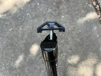 Used American Classic 25.0x340mm Seatpost Black MTB Aluminum Mountain Missing Clamp-Bicycle Bin