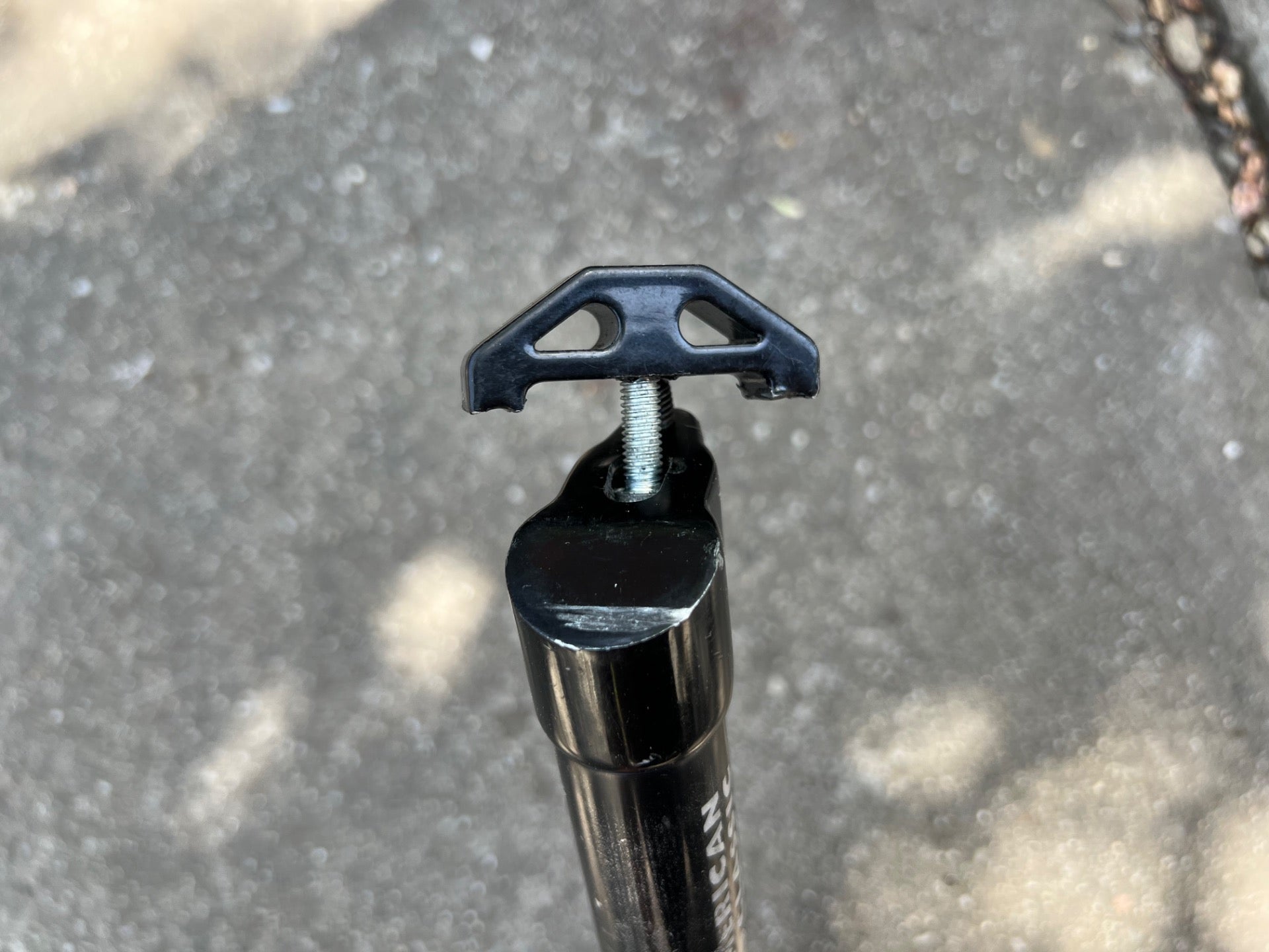 American Classic 25.0x340mm Seatpost Black MTB Aluminum Mountain Missing Clamp  - Image 5