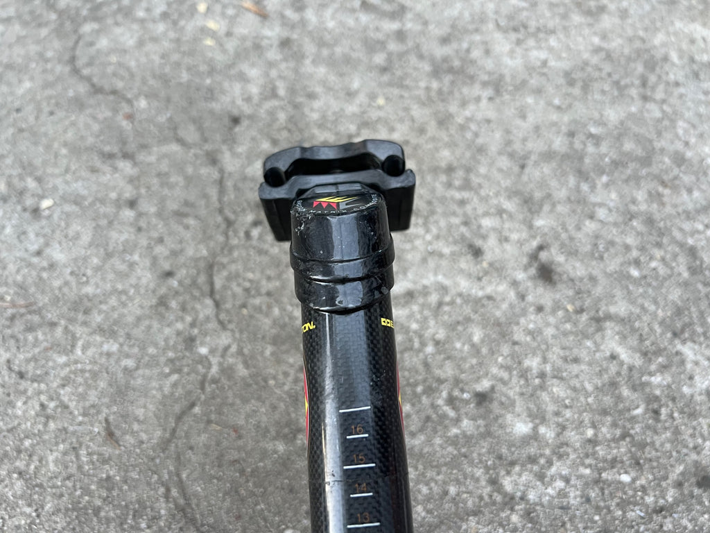 Easton EC90 27.2x265mm Full Carbon Seatpost Vintage MTB Road Bike Black 152grams - Image 5